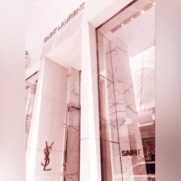 SAINT LAURENT Pink, and black luxury wall art home decor YOU CHOOSE 2! - Picture 4 of 12